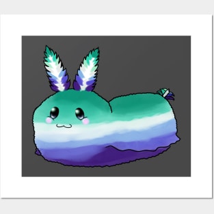 Sea Bunny gay pride Posters and Art